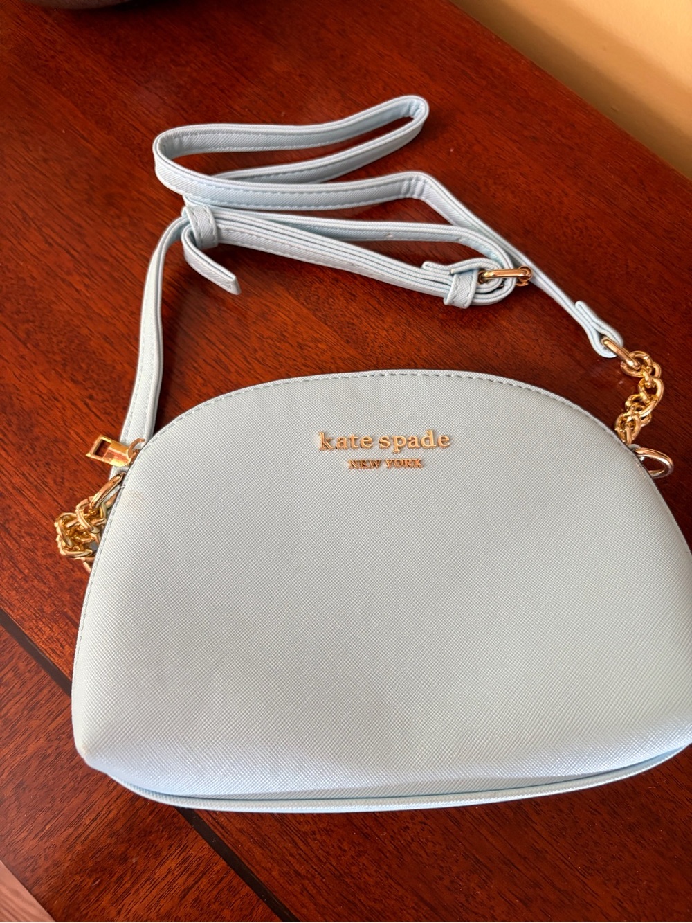 Kate Spade Morgan Dome Crossbody Bag - Light Blue - Picture 5 of 9